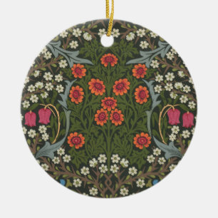 William Morris Blackthorn Garden Flower Classic Keramisch Ornament
