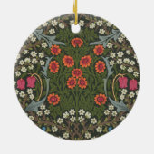 William Morris Blackthorn Garden Flower Classic Keramisch Ornament (Achterkant)