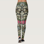 William Morris Blackthorn Garden Flower Classic Leggings (Achterkant)