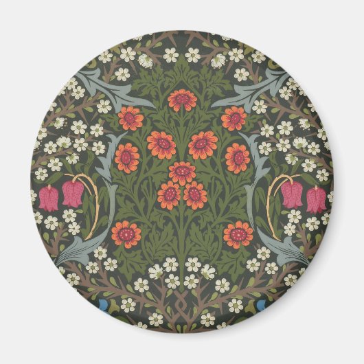 William Morris Blackthorn Garden Flower Classic Magneet (Voorkant)