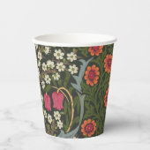 William Morris Blackthorn Garden Flower Classic Papieren Bekers (Voorkant)