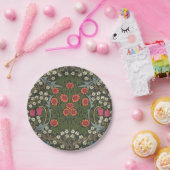 William Morris Blackthorn Garden Flower Classic Papieren Bordje (Feest)