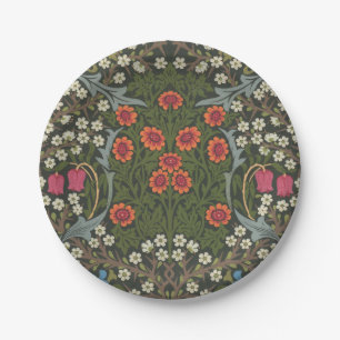 William Morris Blackthorn Garden Flower Classic Papieren Bordje