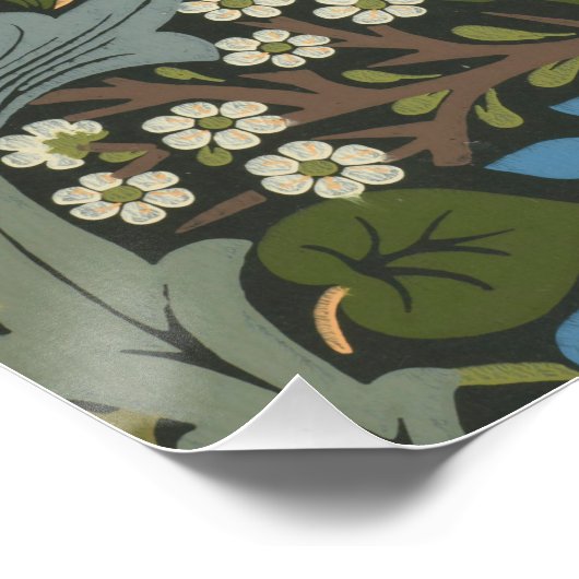 William Morris Blackthorn Garden Flower Classic Perfect Poster (Hoek)