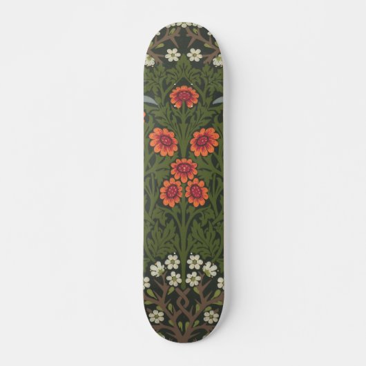 William Morris Blackthorn Garden Flower Classic Persoonlijk Skateboard (Voorkant)