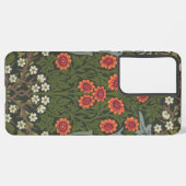 William Morris Blackthorn Garden Flower Classic Samsung Galaxy Hoesje (Linkerkant)