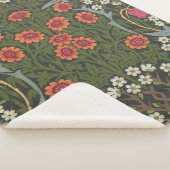 William Morris Blackthorn Garden Flower Classic Sherpa Deken (3/4)