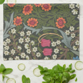 William Morris Blackthorn Garden Flower Classic Theedoek (Gevouwen)