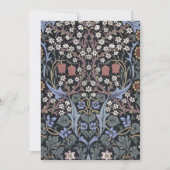 William Morris - Blackthorn Pattern Bedankkaart (Voorkant)