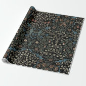 William Morris  Blackthorn Pattern Cadeaupapier (Uitgerold)