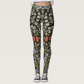 William Morris -  Blackthorn Pattern Leggings (Voorkant)
