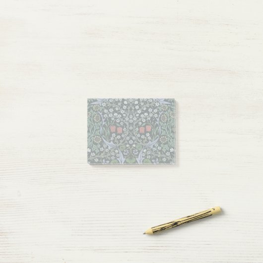 William Morris - Blackthorn Pattern Post-it® Notes (Op bureau)
