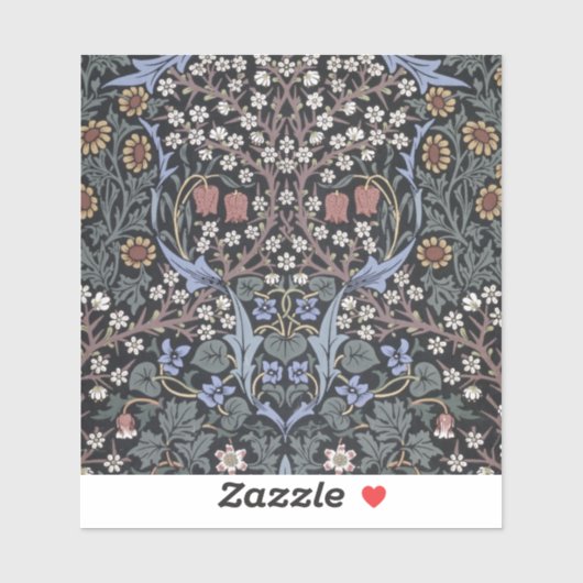 William Morris - Blackthorn Pattern Sticker (Vel)