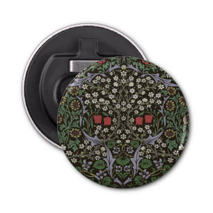 William Morris Blackthorn Tapestry Floral Button Flesopener