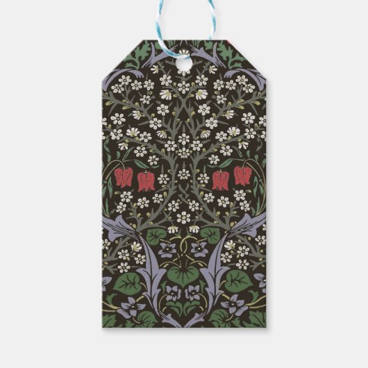 William Morris Blackthorn Tapestry Floral Cadeaulabel (Voorkant)