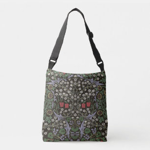 William Morris Blackthorn Tapestry Floral Crossbody Tas