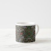 William Morris Blackthorn Tapestry Floral Espresso Kop (Voorkant rechts)