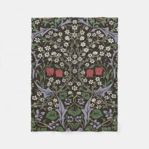 William Morris Blackthorn Tapestry Floral Fleece Deken
