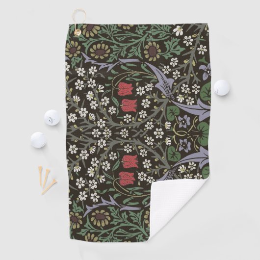 William Morris Blackthorn Tapestry Floral Golfhanddoek (Insitu)