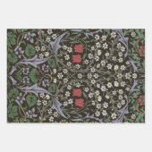 William Morris Blackthorn Tapestry Floral Inpakpapier Vel (Voorkant)