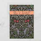 William Morris Blackthorn Tapestry Floral Kaart (Voorkant / Achterkant)