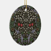 William Morris Blackthorn Tapestry Floral Keramisch Ornament (Rechts)
