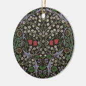 William Morris Blackthorn Tapestry Floral Keramisch Ornament (Links)
