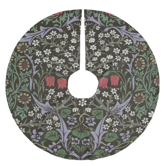 William Morris Blackthorn Tapestry Floral Kerstboom Rok (Voorkant)
