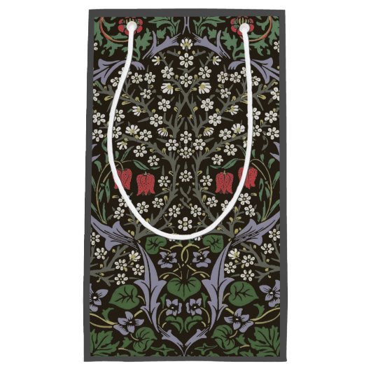 William Morris Blackthorn Tapestry Floral Klein Cadeauzakje (Voorkant)