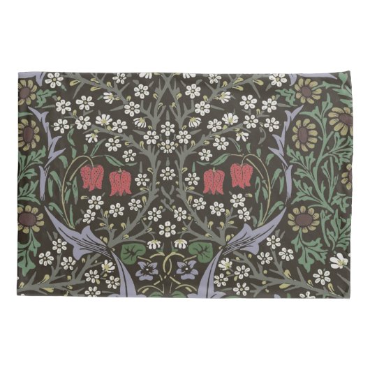 William Morris Blackthorn Tapestry Floral Kussensloop (Achterkant)