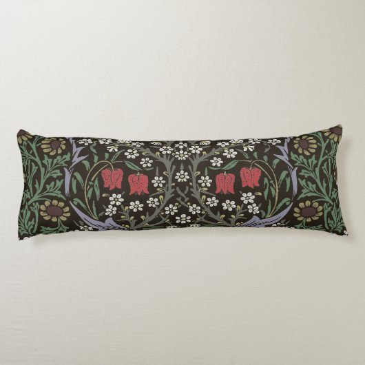 William Morris Blackthorn Tapestry Floral Lichaamskussen (Achterkant)