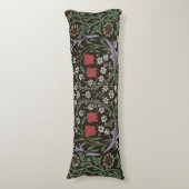 William Morris Blackthorn Tapestry Floral Lichaamskussen (Voorkant Verticaal)