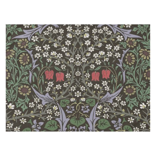 William Morris Blackthorn Tapestry Floral Tafelkleed (Voorkant (Horizontaal))