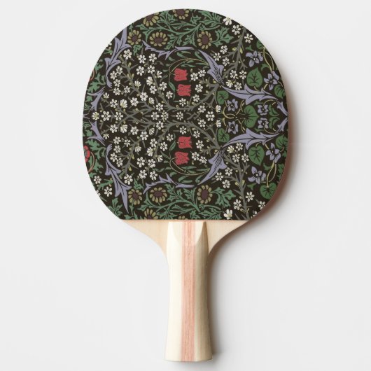 William Morris Blackthorn Tapestry Floral Tafeltennisbatje (Voorkant)