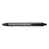 William Morris Blackthorn Tapestry Floral Zwarte Inkt Pen (Achterkant)