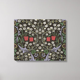 William Morris Blackthorn Tapijt Bloemstuk Canvas Afdruk