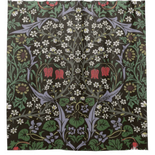 William Morris Blackthorn Tapijt Bloemstuk Douchegordijn