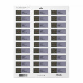 William Morris Blackthorn Tapijt Bloemstuk Etiket (Full Sheet)