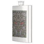 William Morris Blackthorn Tapijt Bloemstuk Heupfles (Links)