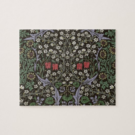 William Morris Blackthorn Tapijt Bloemstuk Legpuzzel (Horizontaal)
