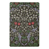 William Morris Blackthorn Tapijt Bloemstuk Mini Klembord (Achterkant)