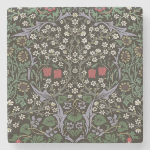 William Morris Blackthorn Tapijt Bloemstuk Stenen Onderzetter