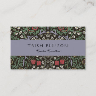 William Morris Blackthorn Tapijt Bloemstuk Visitekaartje