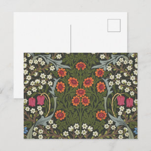 William Morris Blackthorn Tuin Bloem Klassieker Briefkaart
