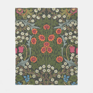 William Morris Blackthorn Tuin Bloem Klassieker Fleece Deken
