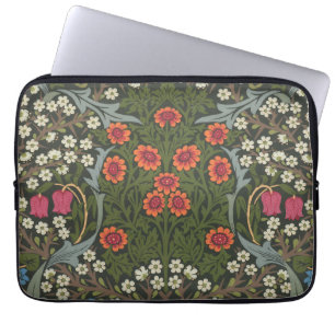 William Morris Blackthorn Tuin Bloem Klassieker Laptop Sleeve