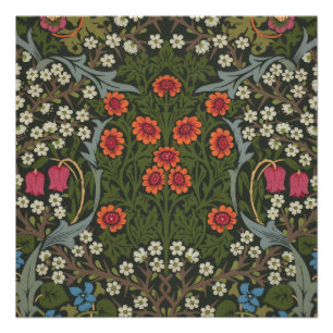 William Morris Blackthorn Tuin Bloem Klassieker Perfect Poster