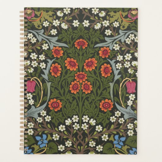 William Morris Blackthorn Tuin Bloem Klassieker Planner (Voorkant)