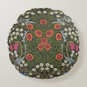 William Morris Blackthorn Tuin Bloem Klassieker Rond Kussen