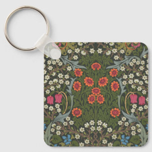 William Morris Blackthorn Tuin Bloem Klassieker Sleutelhanger